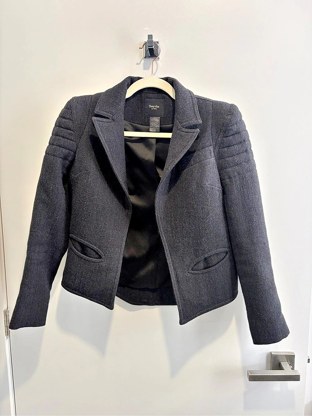 Smythe Women's Wool Blend Blazer Size 4 Like New
